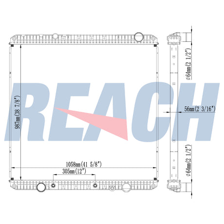 Freightliner Cascadia Radiator 800111