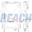 Peterbilt, Kenworth T660, T880, W900 Radiator 2008-2016 F3160881101120