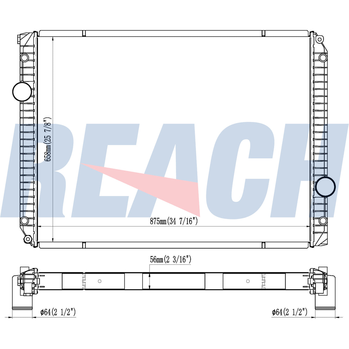 International Mt Radiator 2007-2011 1675680C91