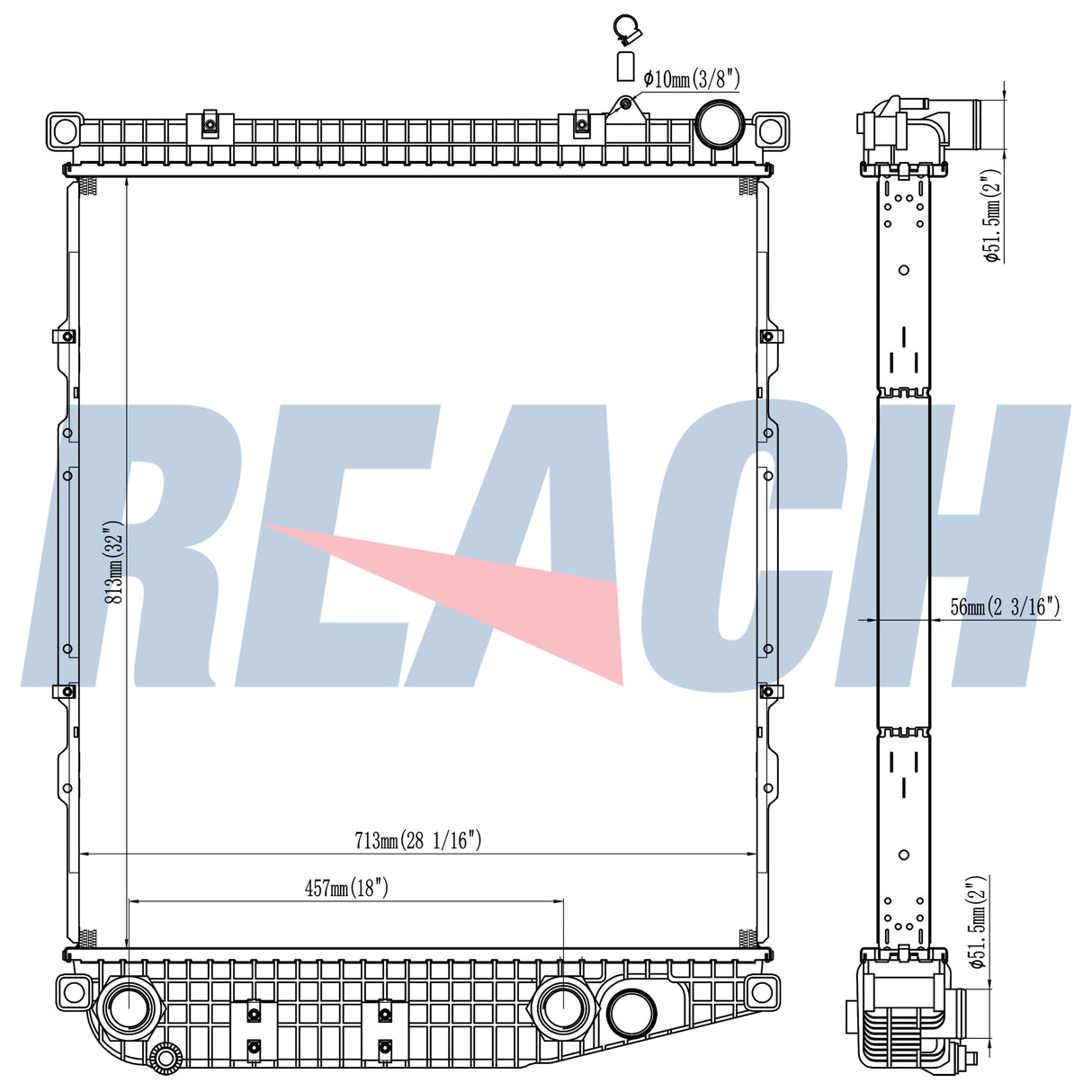 Freightliner M2 :Freightliner Radiator 1004018