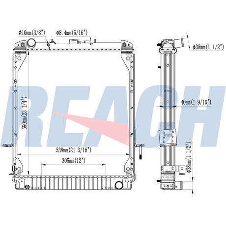Isuzu Npr/Nqr/Nrrseries;Isuzu Radiator 2004-2013 8973115580