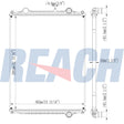 Peterbilt, Kenworth T680 Radiator 2023-2024 238927