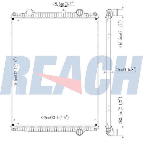 Peterbilt, Kenworth T680 Radiator 2023-2024 238927