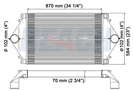 Volvo, Mack Wg Charge Air Cooler 1996-2001 219010004