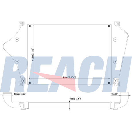 Ford /Sterling L7500 Charge Air Cooler 2000-2012 007905L