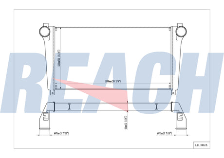 Mack Chch.9l/Mack Charge Air Cooler 1999-2003 17310