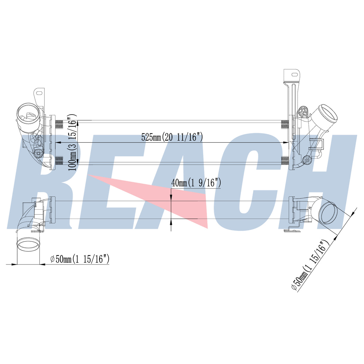 Renault Kangoo Charge Air Cooler 1998-Present 8200137653