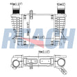 Renault Clio Iii 1.2tce Charge Air Cooler 2005-Present 14461EM00A