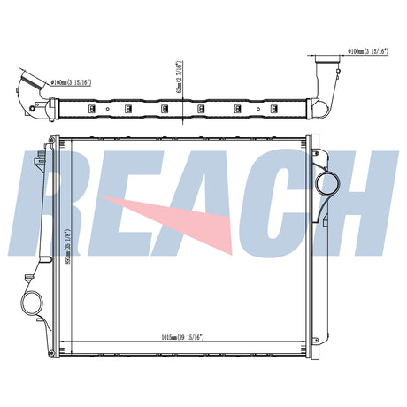 Volvo, Mack Fh Charge Air Cooler 2012-Present 21208268