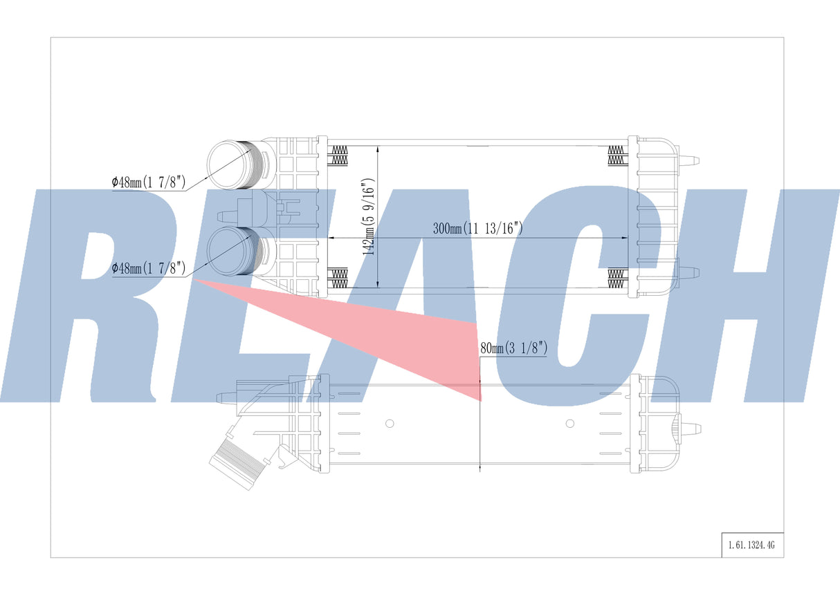 Citroen Berlingo (B9) 1.2t 2008. Charge Air Cooler 0384.N8