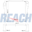 Freightliner Fl70 / 80 Inlet Side Angles Up Charge Air Cooler 1997-2004 1SA00211S