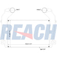 Peterbilt, Kenworth Fits T800h, T800w, W900b, C500b Charge Air Cooler F311135