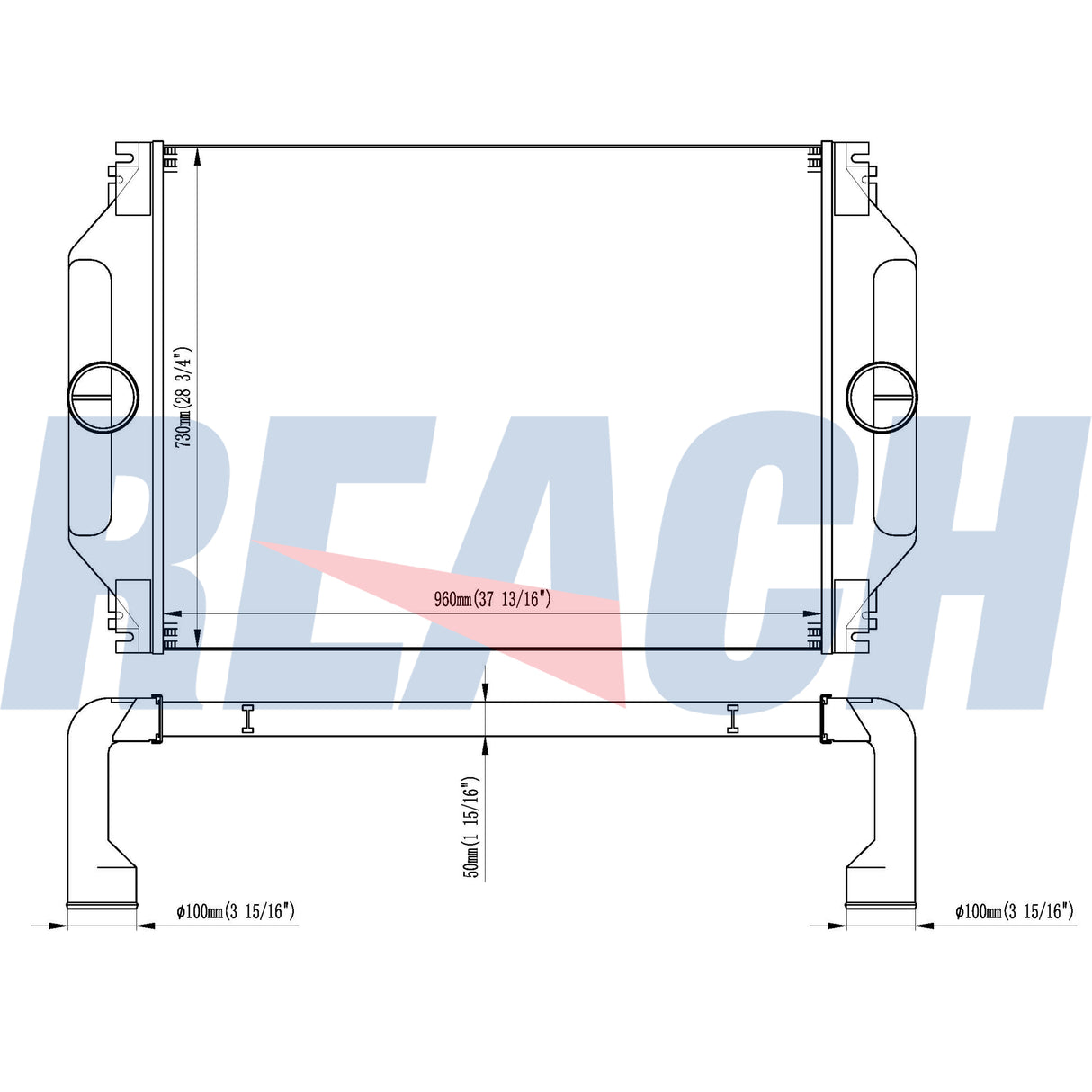 Western Star Charge Air Cooler Charge Air Cooler 123330000