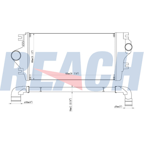 International Prostar Charge Air Cooler 2010-2014 2604296C91
