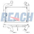 Scania SéRie 5 Linha P Diesel Charge Air Cooler 2008-2011 1769998