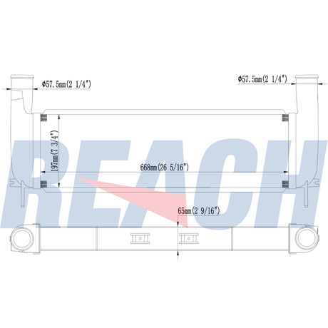 Peterbilt, Kenworth Peterbilt-320/520 Sanitation Trucks Lower Charge Air Cooler 2012-2024 EB565001