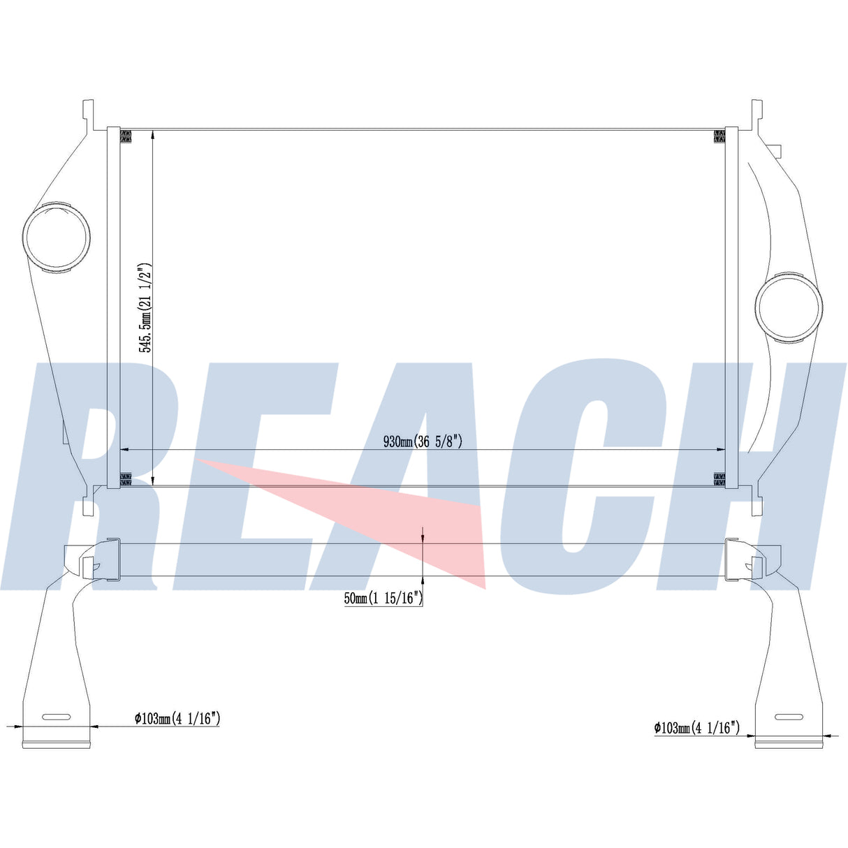 Freightliner Freightliner/Sterling-M2/Mm 106 Business/ A-L Line Y Model Charge Air Cooler 2003-2007 37415Y