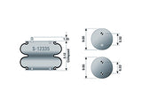 Air Spring S-12335 Rolling Lobe