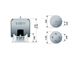 Air Spring S-20217 Rolling Lobe