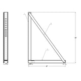 TRLR TBOX MTG BRACKET 24"-24"