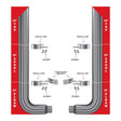 7? Mitered Exhaust Kit – 54? Top Stacks, 55? Middle Spools, 90° Elbows (7? to 5? Dia.) Peterbilt 335, 348, 357, 359, 375, 377, 378, 379, 385, 386, 387, 388, 389 1970–2008 Exhaust Kit 