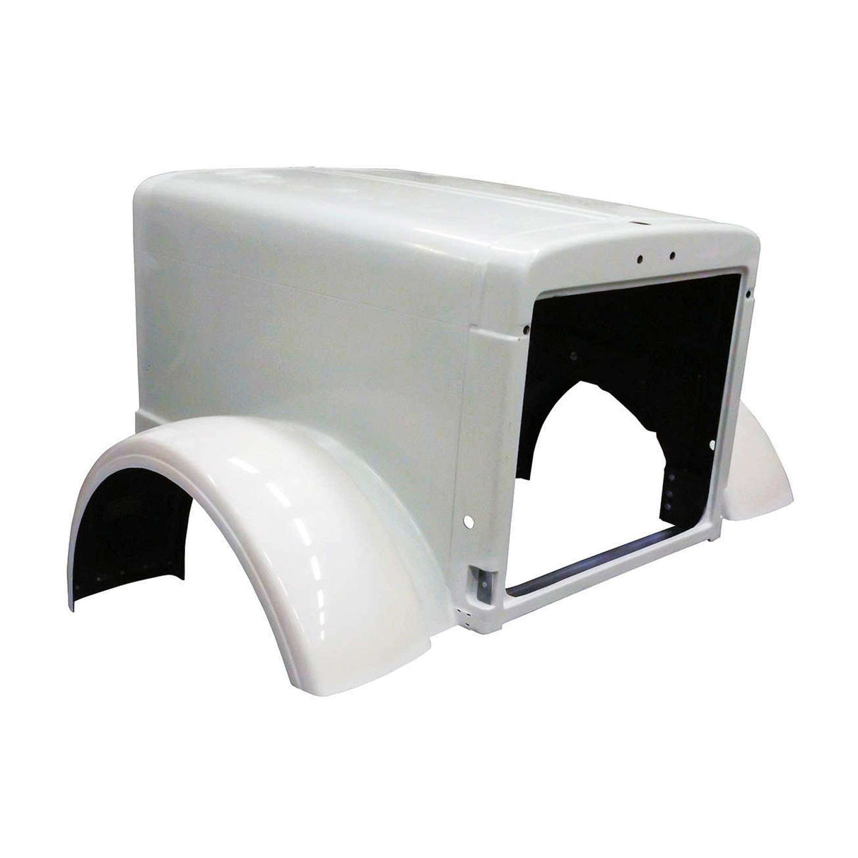 Peterbilt 379 Hood Extension Extended 127" BBC With Replaceable Fenders  