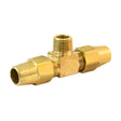 BRASS M BRASS TEE-CP TUBE 1/4X1/4