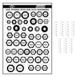 AXLE NUT&WASHER BOARD W/HOOKS