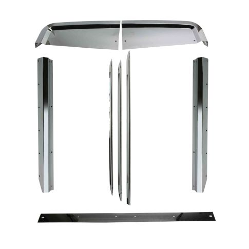 Kenworth W900 1981 - 2024 Hood Grille Surround , S-24904 , S24904 , SS-S-24904 , SSS24904