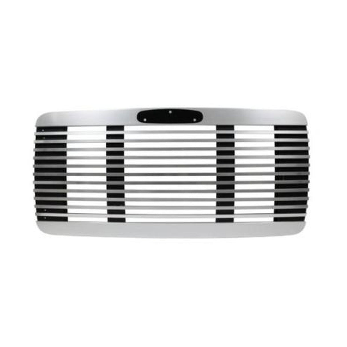 Black w/Brushed Aluminum Grille W/O Bug Screen Freightliner FL60/70/80/106/112 1991-15