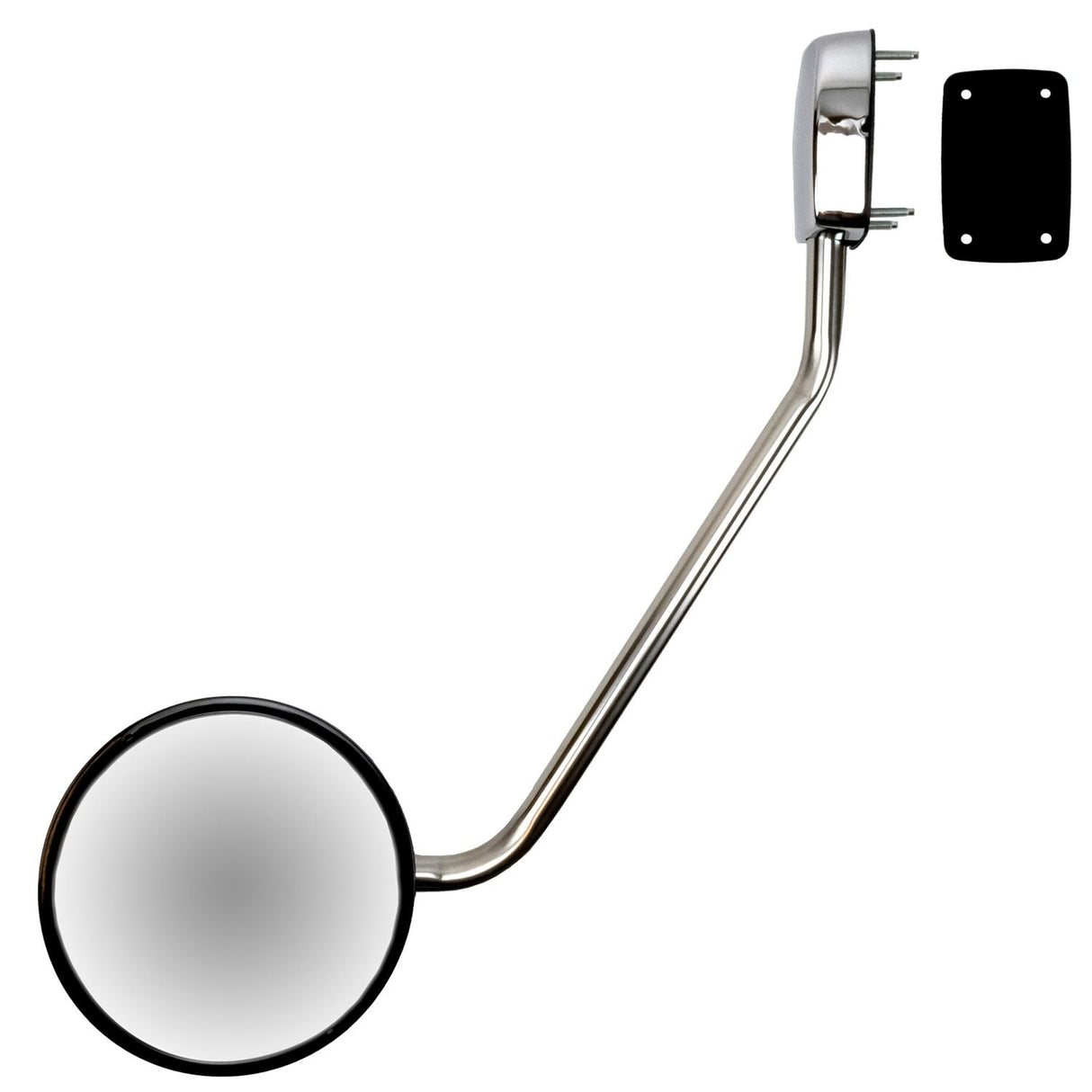 Hood Mirror Kenworth T680 2013-18 Manual Chrome RH