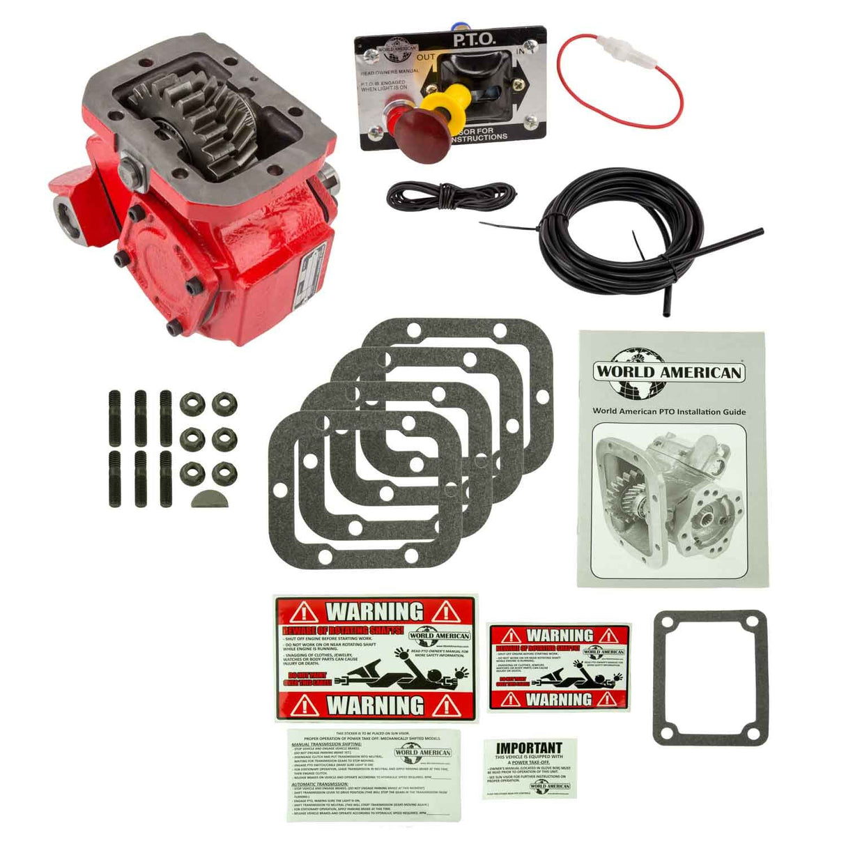 6-Bolt Remote Mount PTO with Air Shift