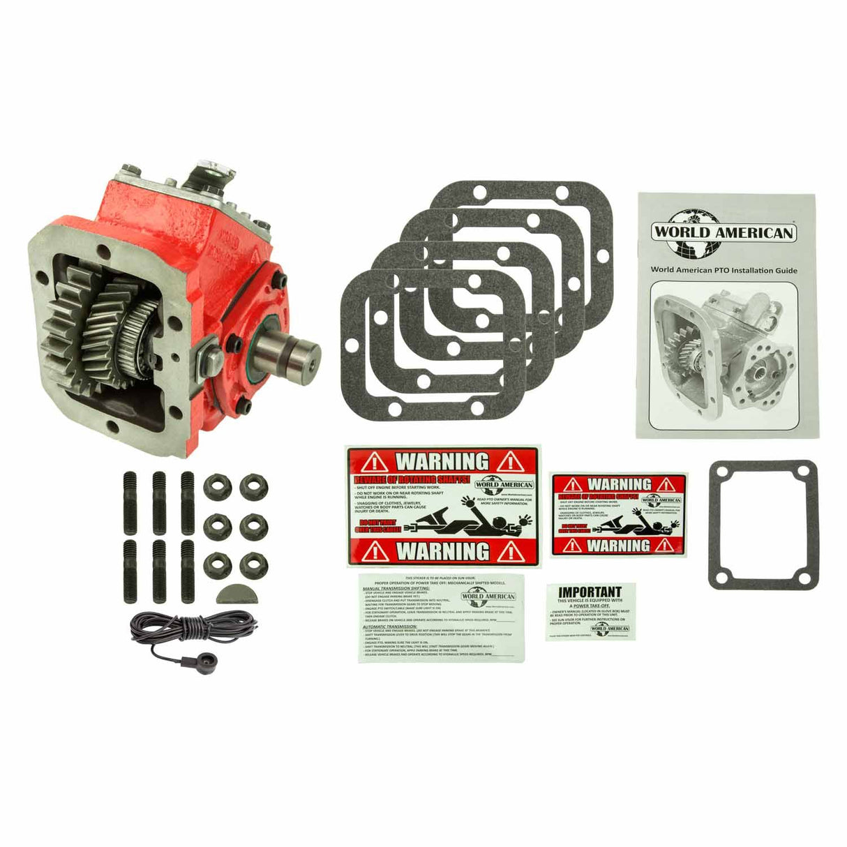 6-Bolt Remote Mount PTO with Wire Shift