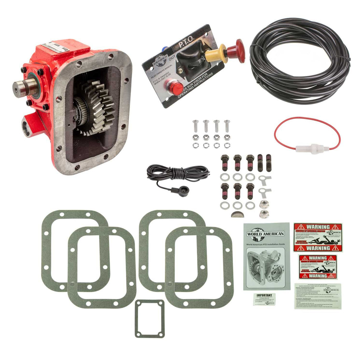 8-Bolt Remote Mount PTO with Air Shift
