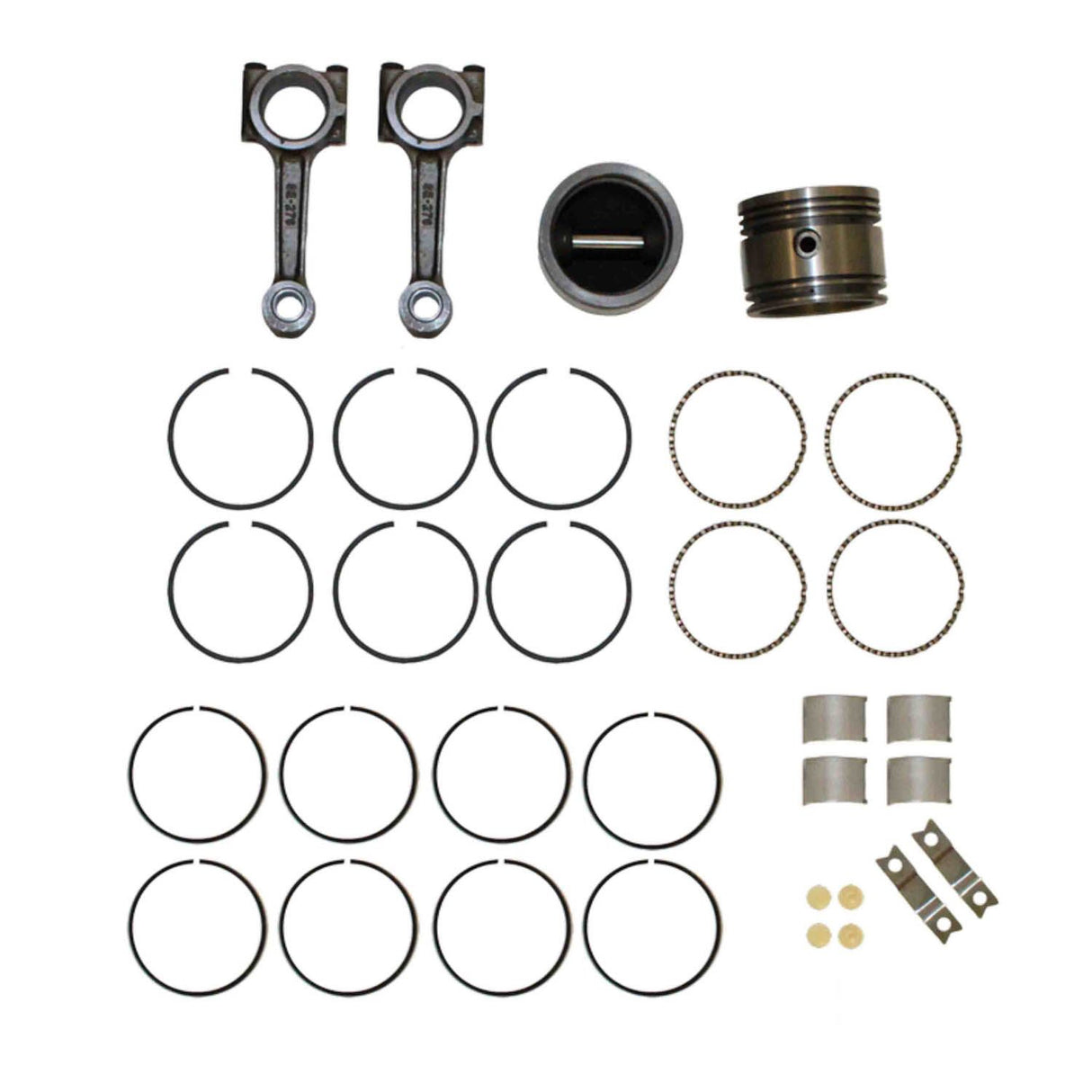 PISTON SET W/RINGS&RODS NS750
