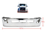 Volvo VNL Chrome Steel Bumper W/ Fog light Hole 2004 - 2017 18"