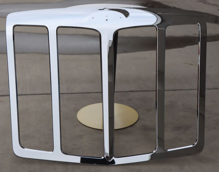 Peterbilt 579 Grille WITHOUT Bug Screen Chrome 2013 - 2020