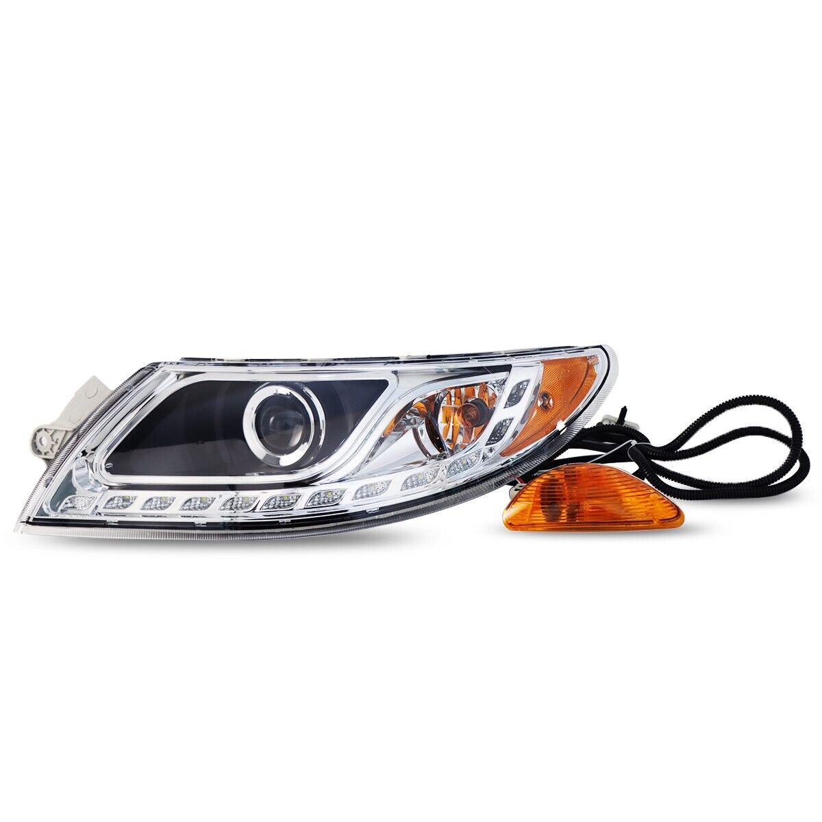 International 4300 , 4400 Halogen Headlight Assembly Driver Side With Projector 2001 - 2012