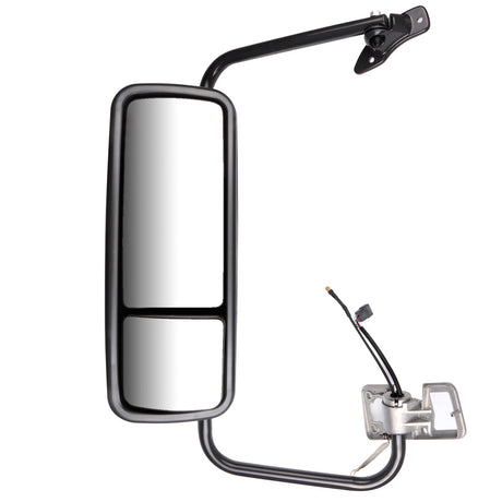 Freightliner M2 Chrome Door Mirror Assembly With Bracket Passenger Side 2003 - 2015