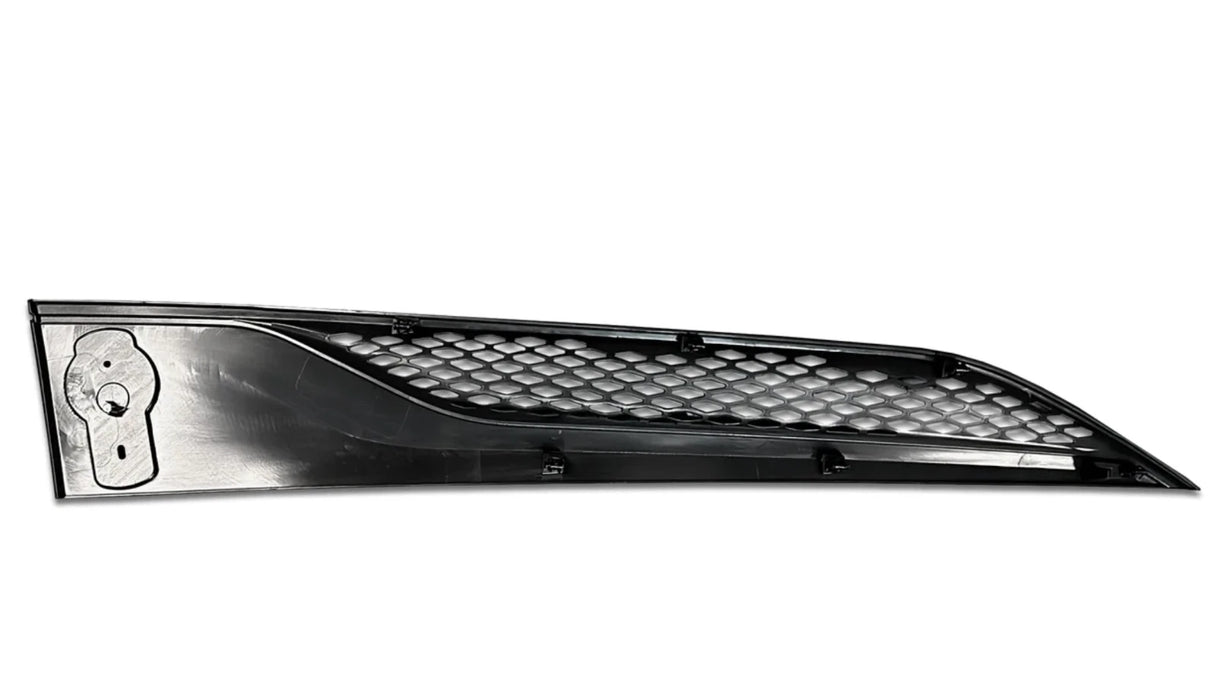 Kenworth T680 Side Hood Grille Black Driver Side 2022 and Newer