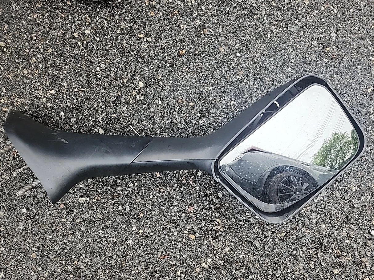 International LT625 Hood Mirror Driver Side With Black Cover 2018 and Newer