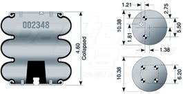 Air Spring 002348 2348 7954 R002348 R-002348