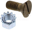 Brake Block Bolt - 3/8-16 X 1.00 Brass Keps 100 Pieces in Box 01-620 145C038100BN 145.C038100BN 15X1605 499102