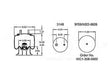 Air Spring - Rolling Lobe 352-5323 1003585323C 1T14C1 5323 66511S032