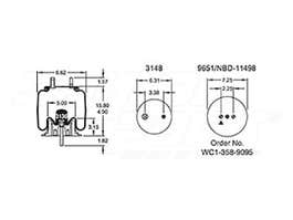 Air Spring - Rolling Lobe 352-5423 1T14C3 5235 5307 5423