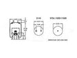 Air Spring - Rolling Lobe 352-5702 1T14C7 5702 8609 9609