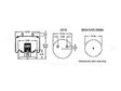 Air Spring - Rolling Lobe 352-8093 11105B18P743 1T19LC8 65368 8093