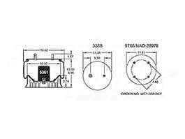 Air Spring - Rolling Lobe 352-8760 1R13139 1R13-139 1T19L3 7593