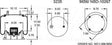 Air Spring - Rolling Lobe 352-8806 1003588806C 1R12445 1R12-445 1R12492
