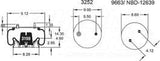 Air Spring - Rolling Lobe 352-9379 1660694C1 1R12178 1R12-178 1T15LC25